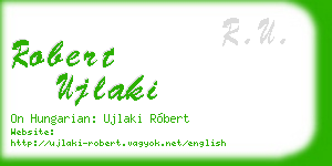 robert ujlaki business card